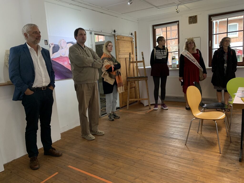 Kulturakteure aus Saale-Orla im Kunsthaus Nordstemmen.