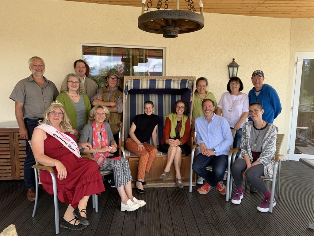 Gruppenfoto der Kulturakteure aus Saale-Orla und dem Hildesheimer Land.